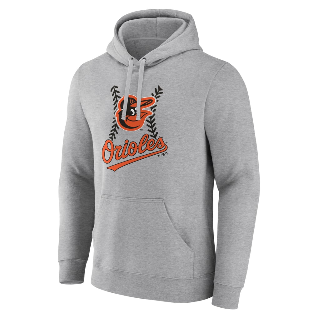 Baltimore Orioles Fastball Pullover Hoodie - Gray