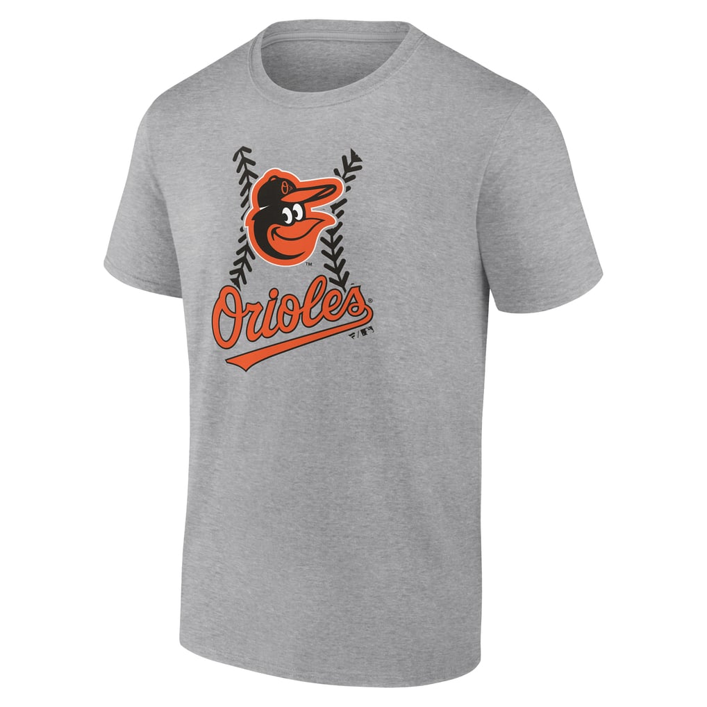 Baltimore Orioles Fastball T-Shirt - Heather Gray
