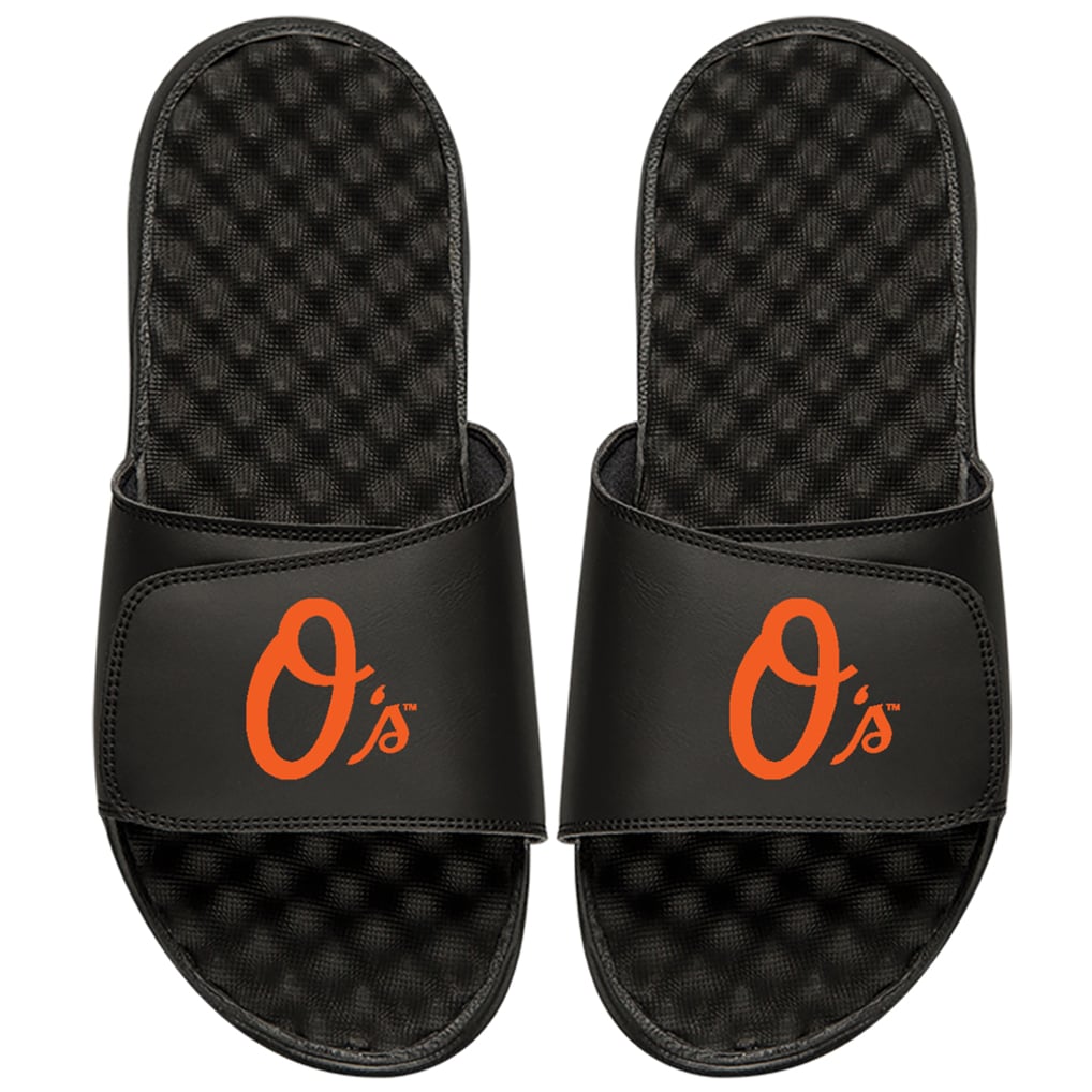 Baltimore Orioles ISlide Alternate Logo Slide Sandals - Black