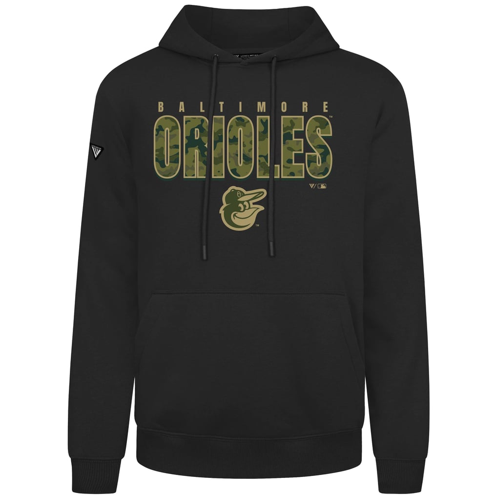  Baltimore Orioles Levelwear Podium Protect Pullover Hoodie - Black