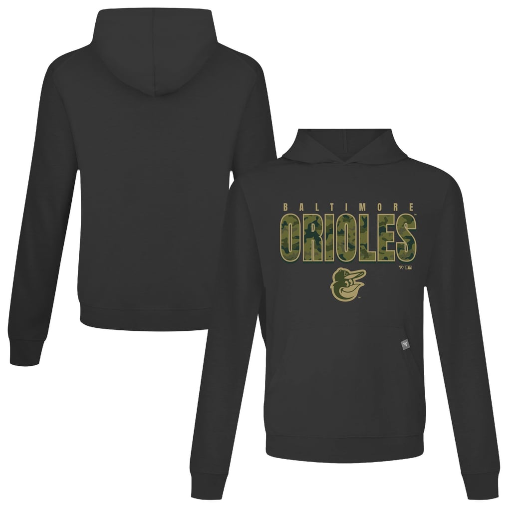 Baltimore Orioles Levelwear Relay Protect Pullover Hoodie - Black