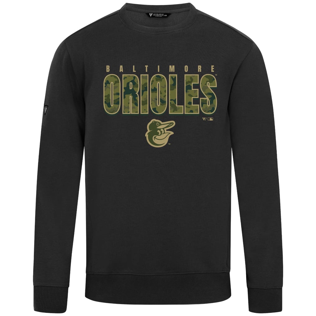  Baltimore Orioles Levelwear Zane Protect Pullover Sweatshirt - Black