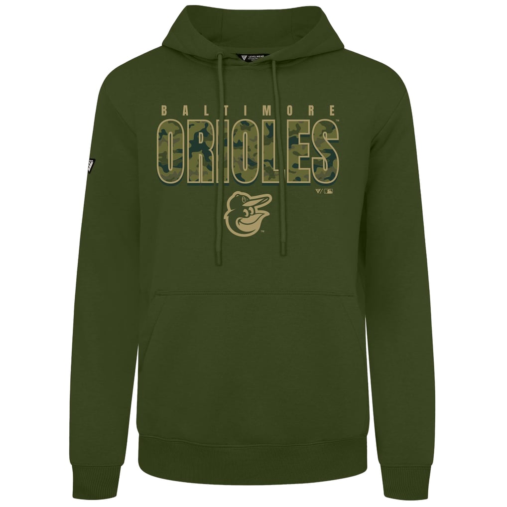  Baltimore Orioles Levelwear Podium Protect Pullover Hoodie - Green
