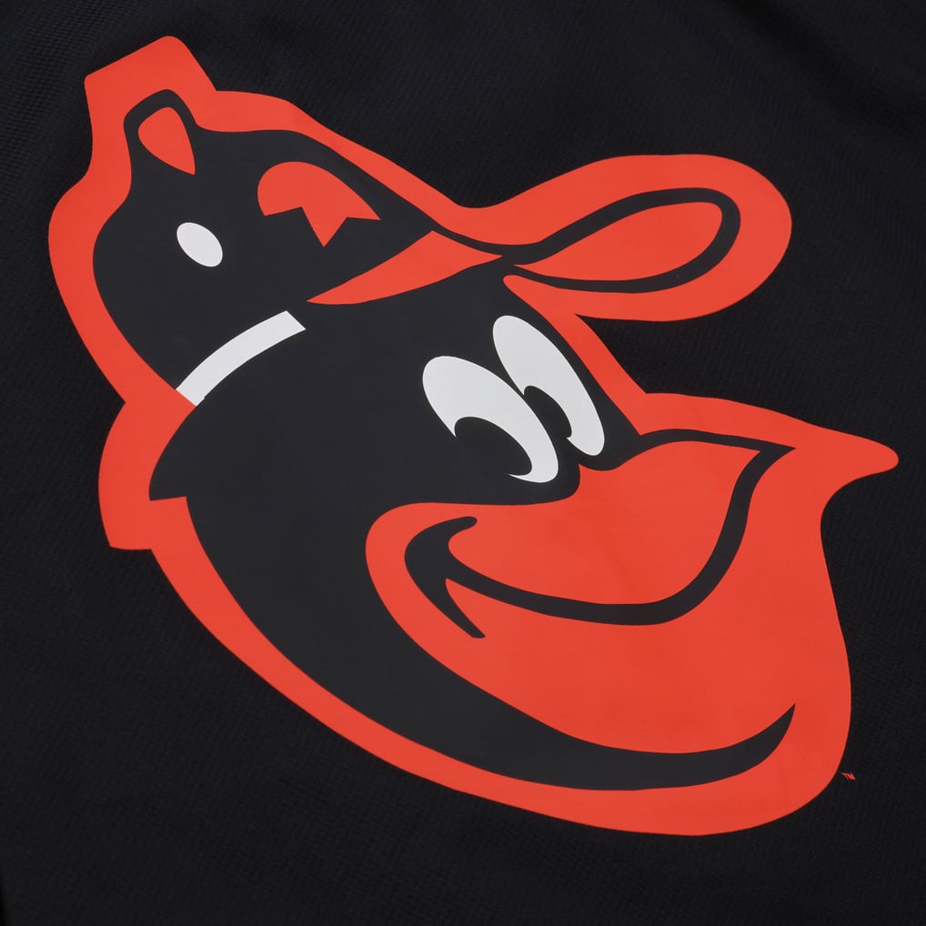  Baltimore Orioles Mitchell & Ness Full-Snap Hooded Coaches Jacket - Black