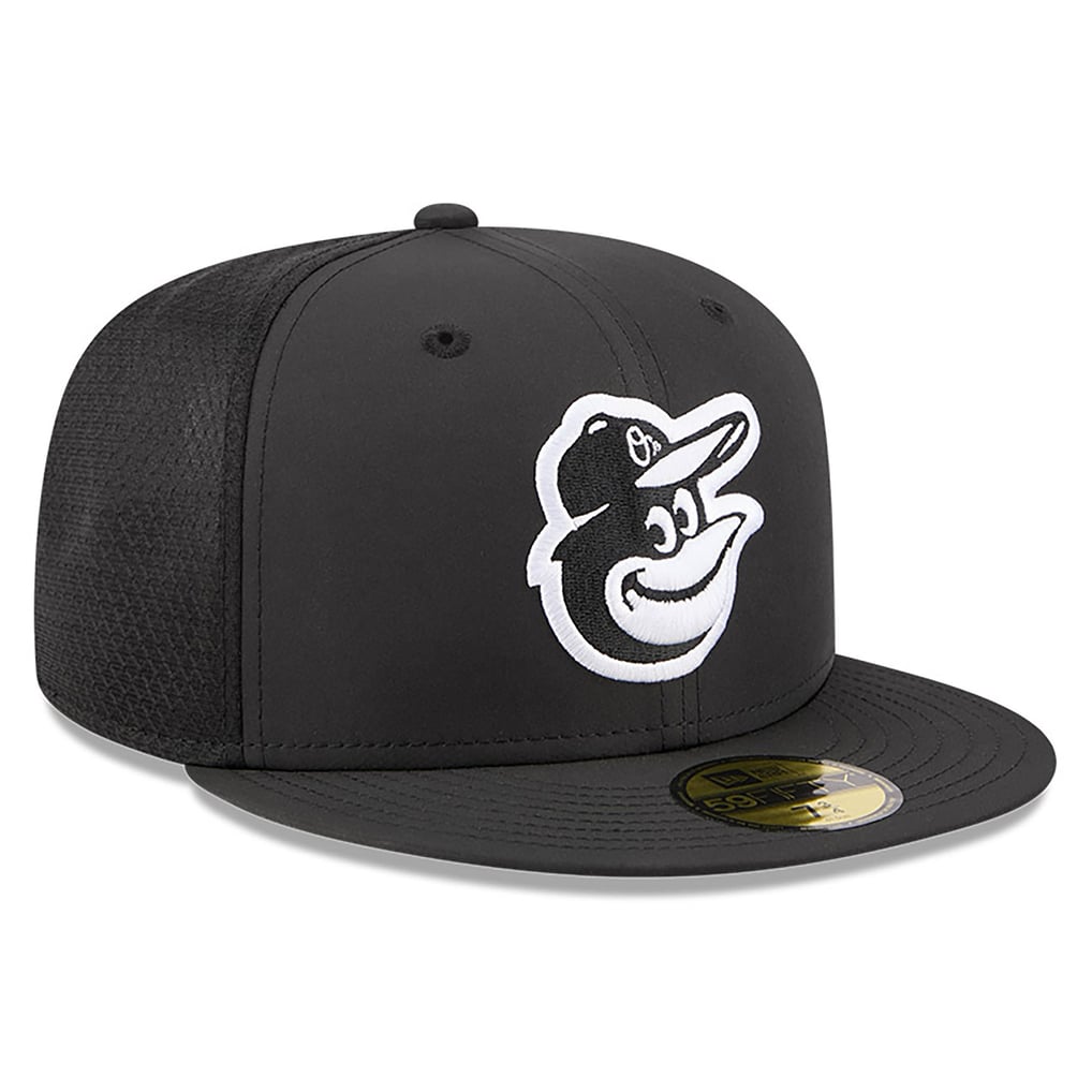 Baltimore Orioles New Era 2026 Batting Practice 59FIFTY Fitted Hat - Black