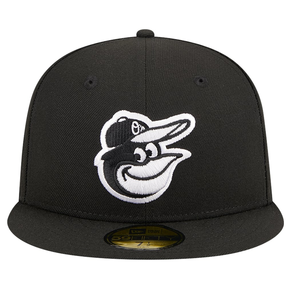Baltimore Orioles New Era Logo 59FIFTY Fitted Hat - Black