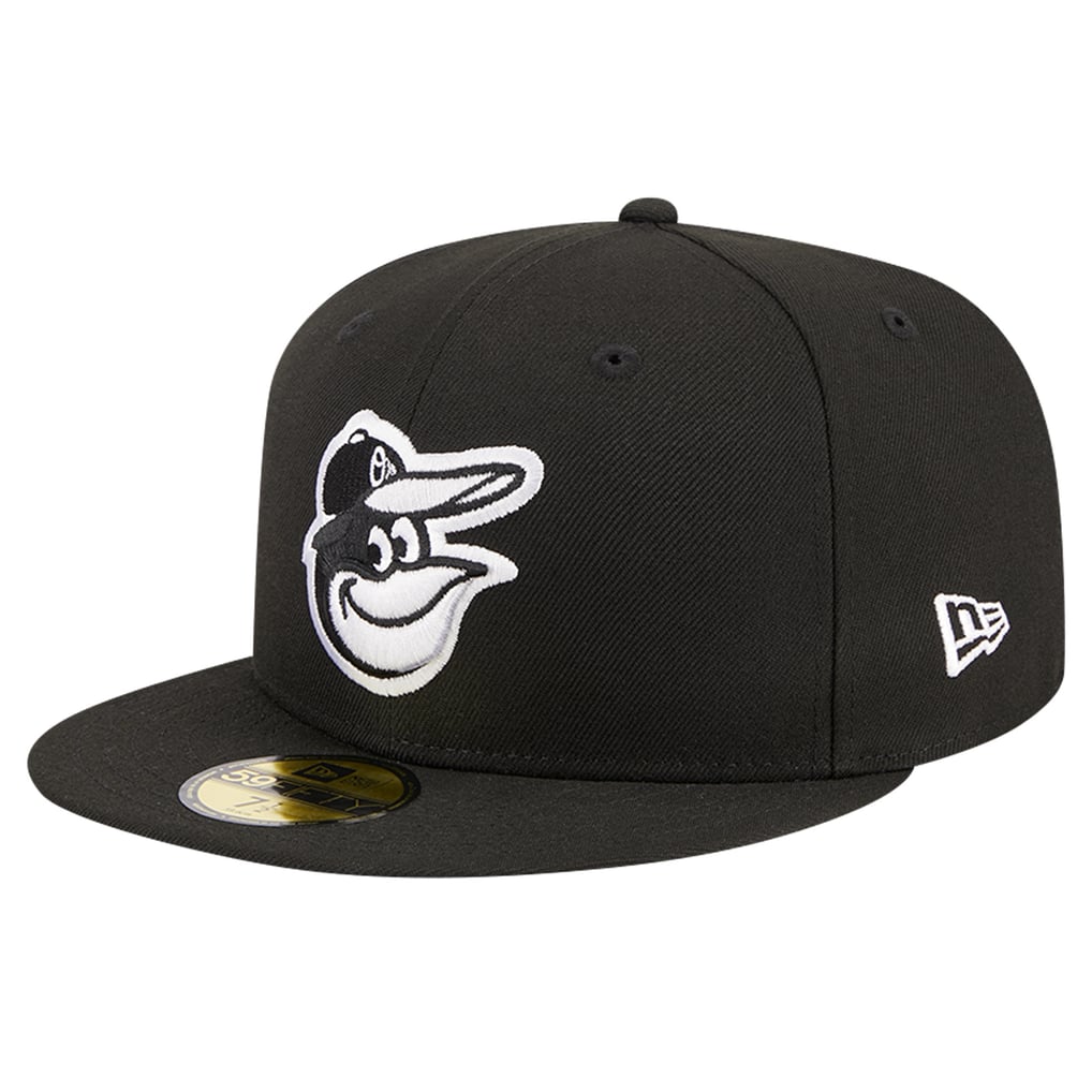 Baltimore Orioles New Era Logo 59FIFTY Fitted Hat - Black