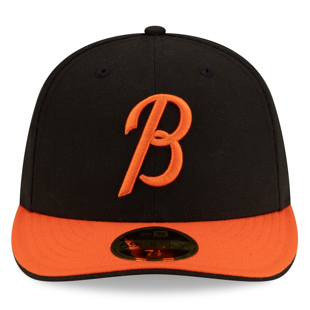  Baltimore Orioles New Era Authentic Collection Low Profile 59FIFTY Fitted Hat - Black/Orange