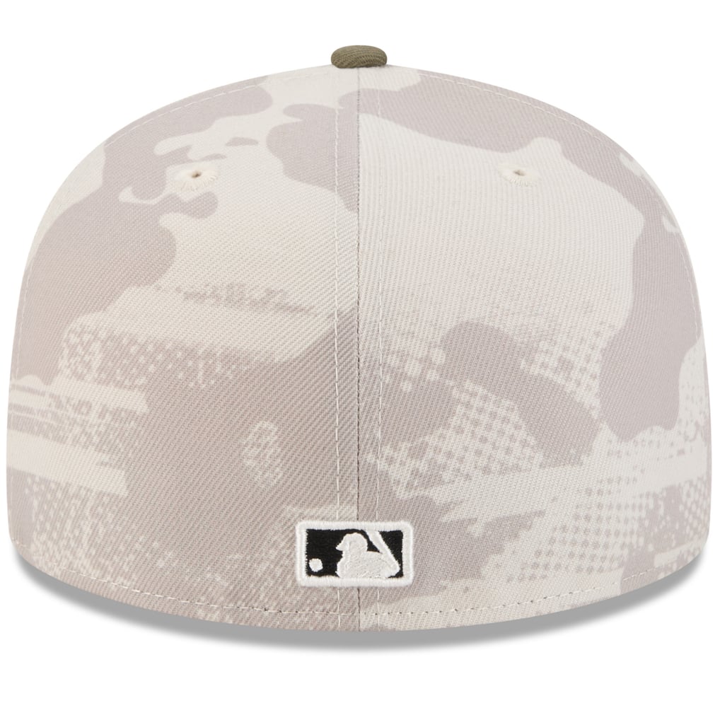 Baltimore Orioles New Era 2025 Armed Forces Day 59FIFTY Fitted Hat - Light Beige/Olive