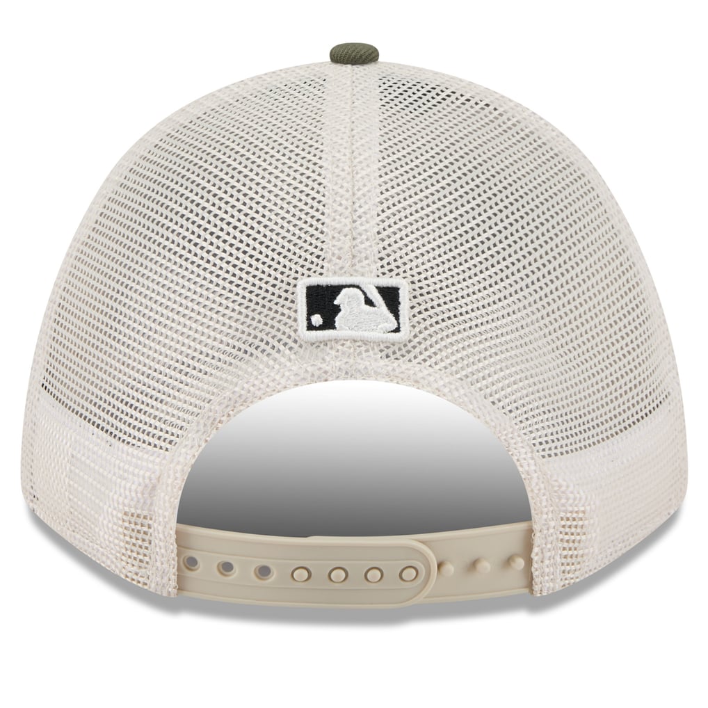 Baltimore Orioles New Era 2025 Armed Forces Day 9FORTY M-Crown A-Frame Adjustable Hat - Light Beige/Olive