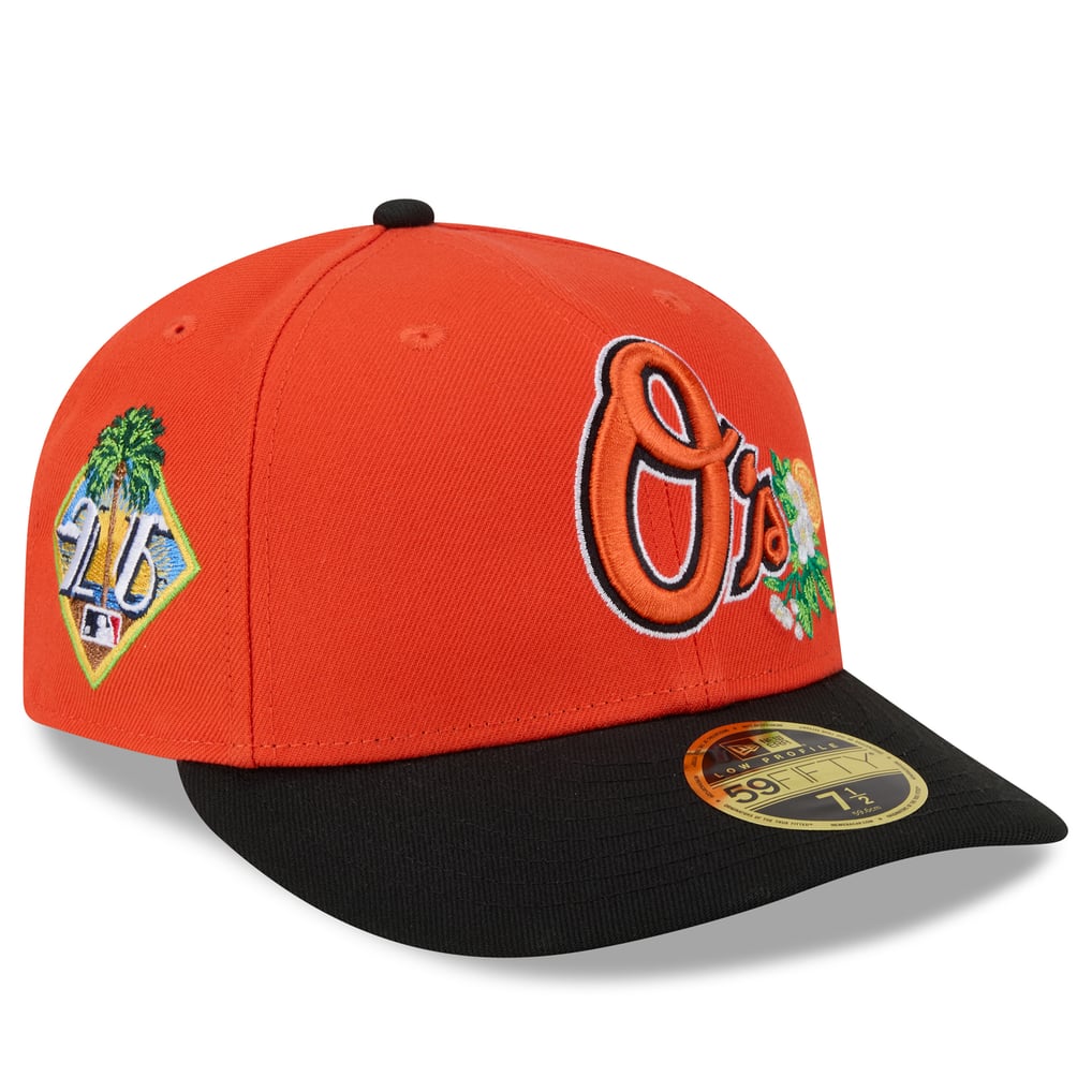  Baltimore Orioles New Era 2026 Spring Training Low Profile 59FIFTY Fitted Hat - Orange/Black