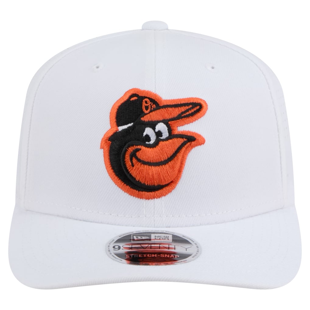 Baltimore Orioles New Era COOLERA 9SEVENTY Adjustable Hat - White