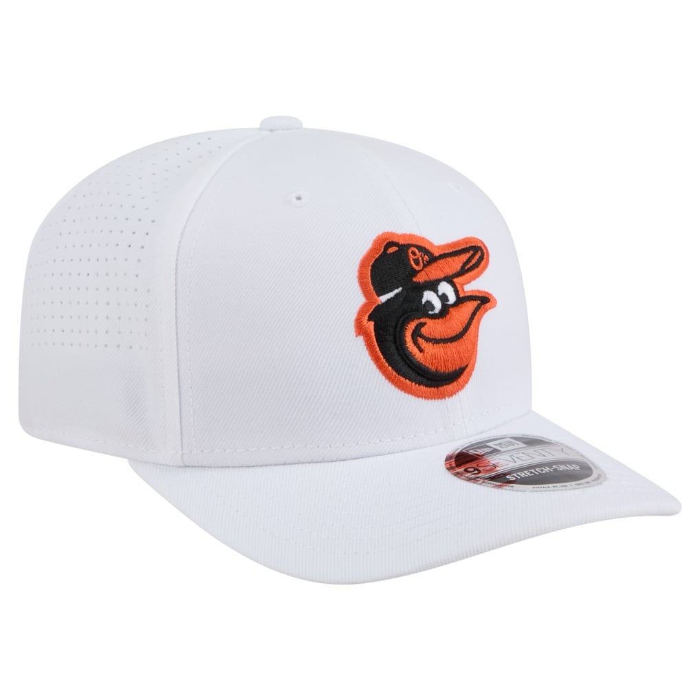 Baltimore Orioles New Era COOLERA 9SEVENTY Adjustable Hat - White