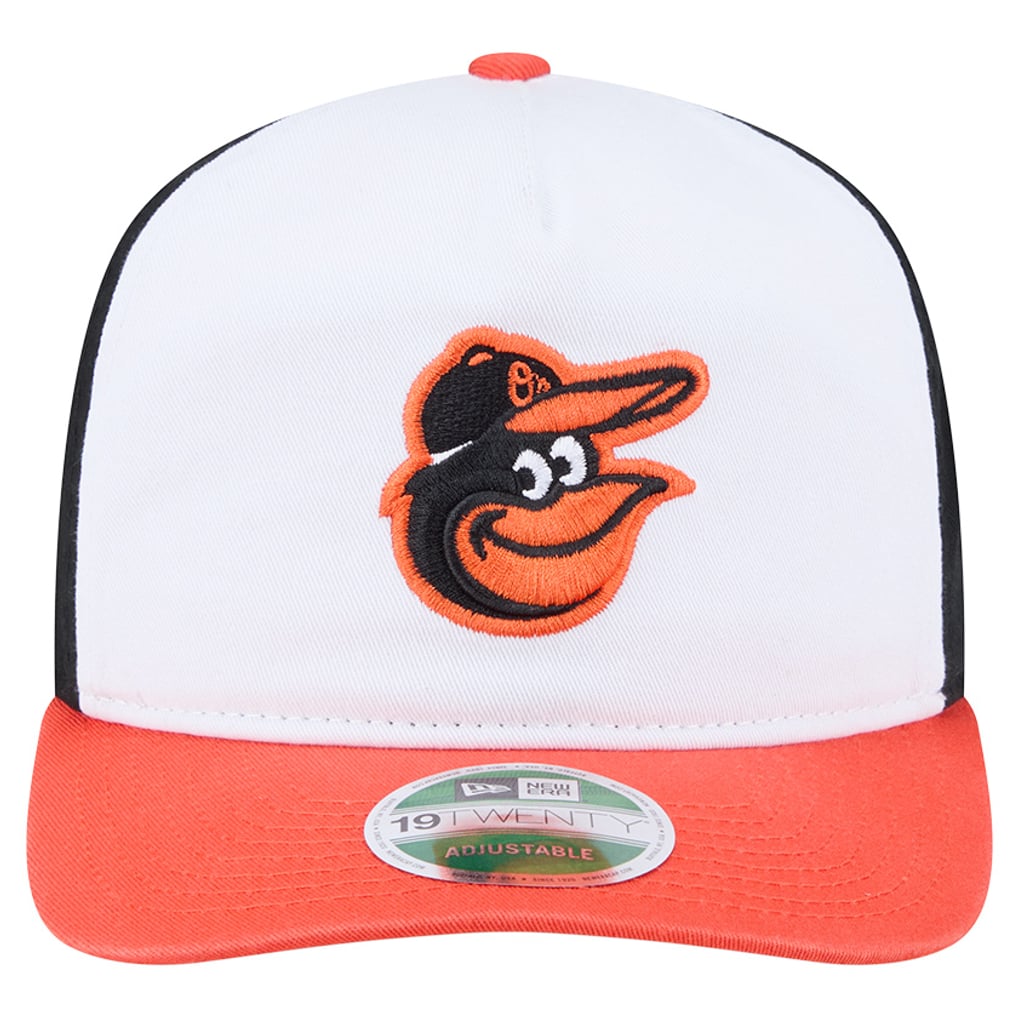  Baltimore Orioles New Era Team 19TWENTY Adjustable Hat - White