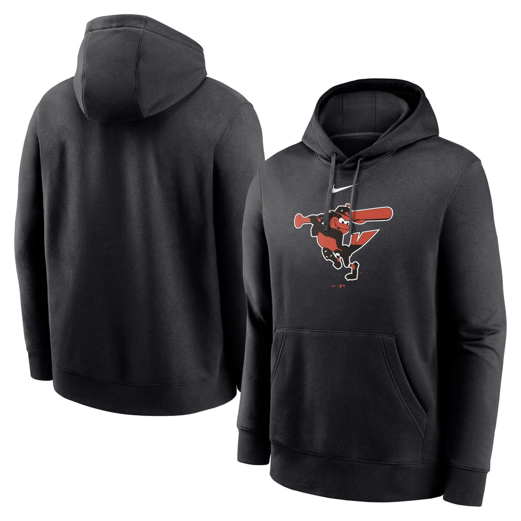 Baltimore Orioles Nike Alternate Logo Club Pullover Hoodie - Black