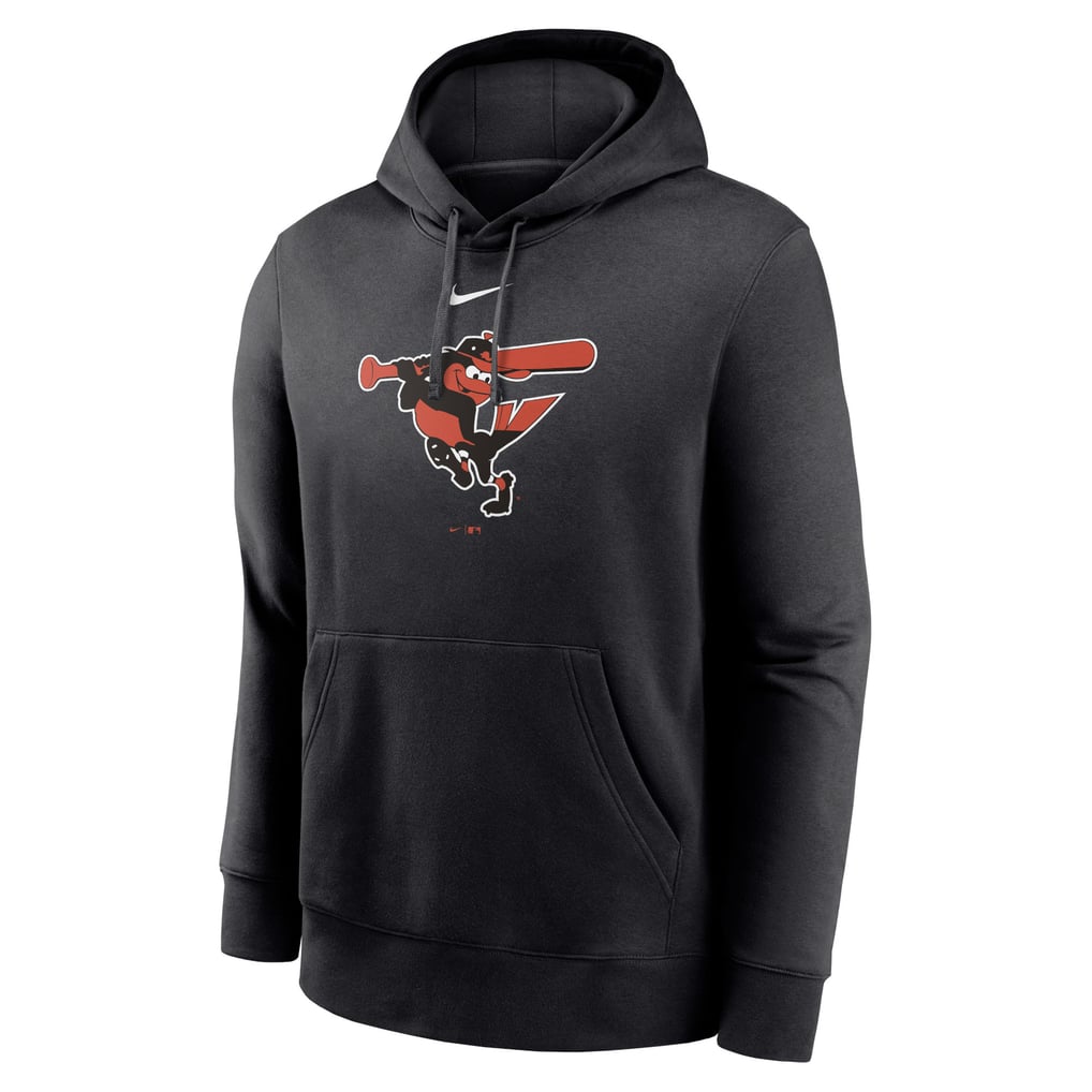 Baltimore Orioles Nike Alternate Logo Club Pullover Hoodie - Black