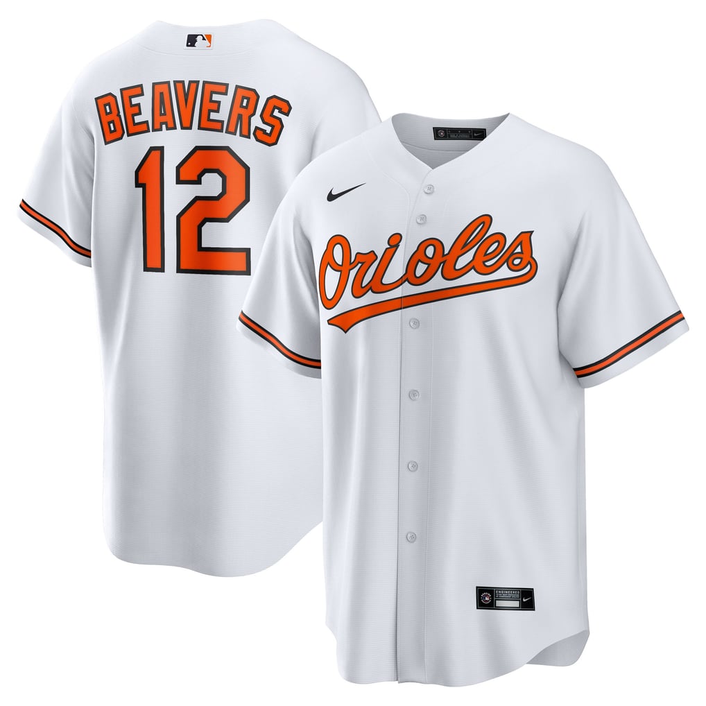 Dylan Beavers Baltimore Orioles Nike Home Replica Jersey - White
