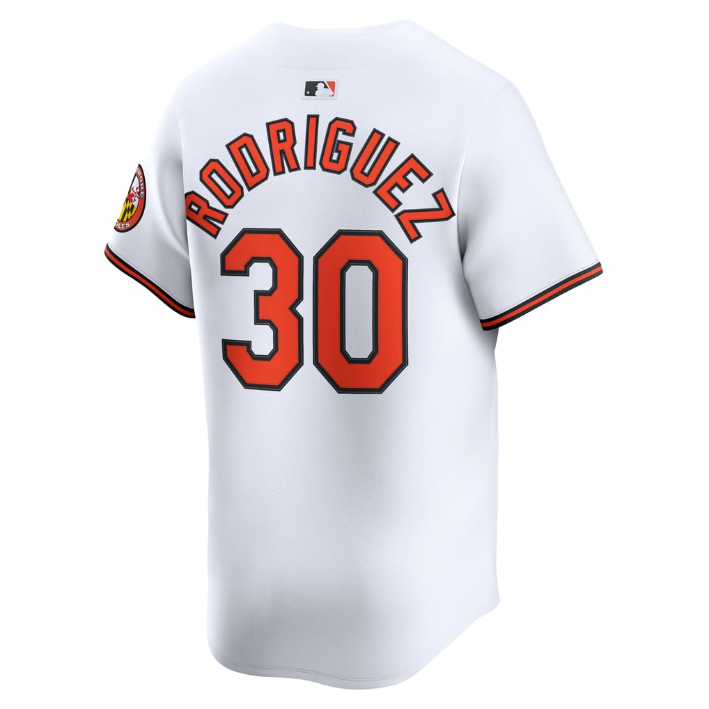 Grayson Rodriguez Baltimore Orioles Nike Home Limited Player Jersey - White