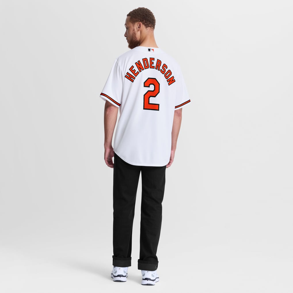 Gunnar Henderson Baltimore Orioles Nike Home Replica Jersey - White