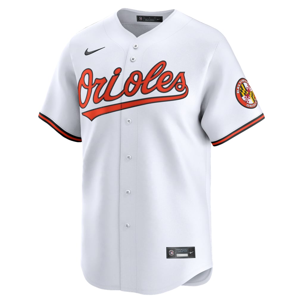 Baltimore Orioles Nike Home Limited Jersey - White