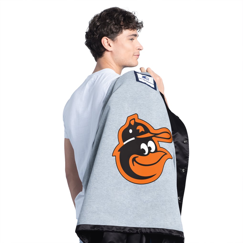  Baltimore Orioles Starter Cooperstown Collection Point Man Full-Snap Coaches Jacket - Black