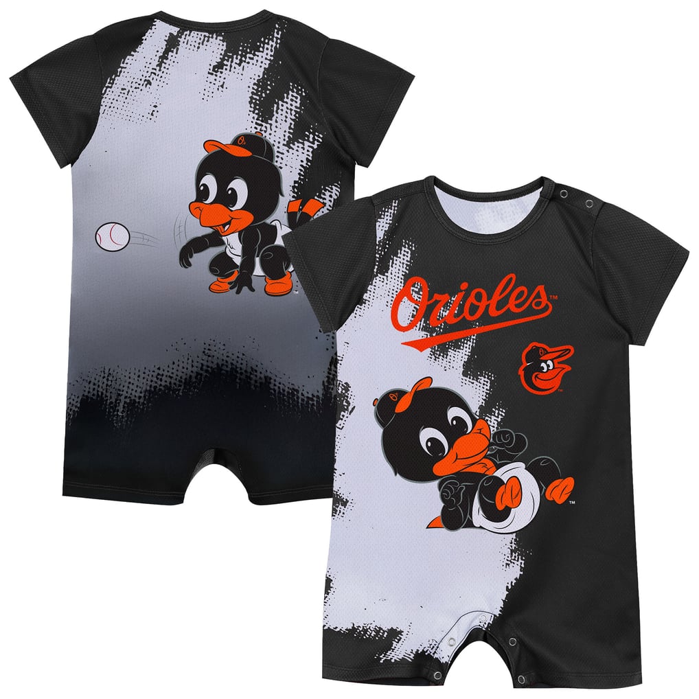  Baltimore Orioles Outerstuff Newborn Baby Mascot Bodysuit - Black