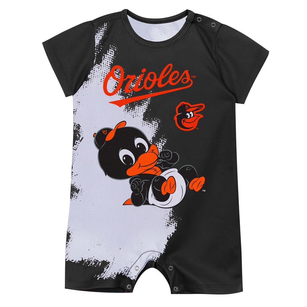  Baltimore Orioles Outerstuff Newborn Baby Mascot Bodysuit - Black
