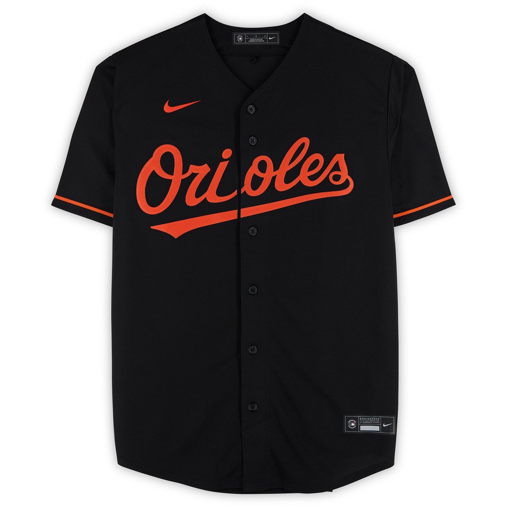 Pete Alonso Baltimore Orioles Autographed Fanatics Authentic Black Nike Replica Jersey