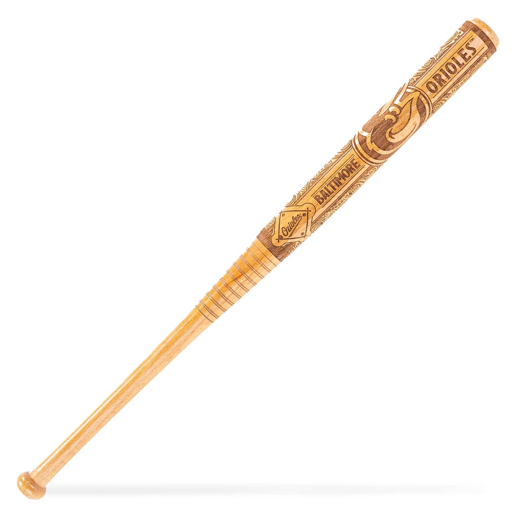 Baltimore Orioles Pillbox Bat Company Team Mini Mural Bat