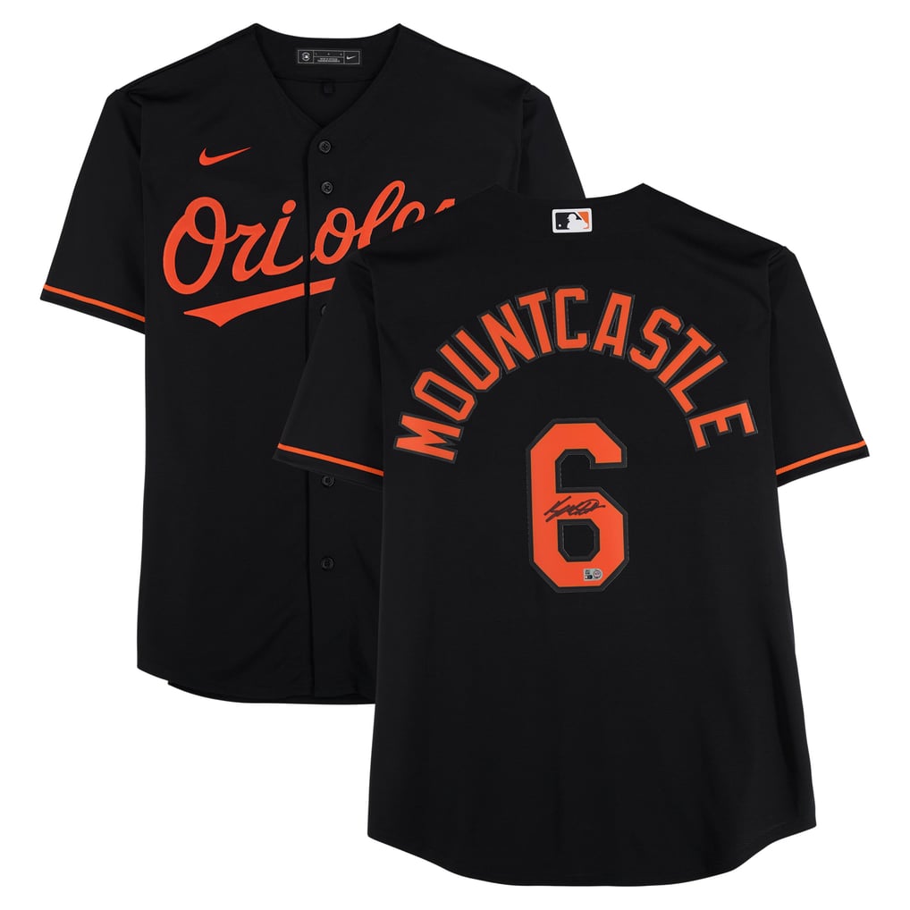 Ryan Mountcastle Baltimore Orioles Autographed Fanatics Authentic Black Nike Replica Jersey  