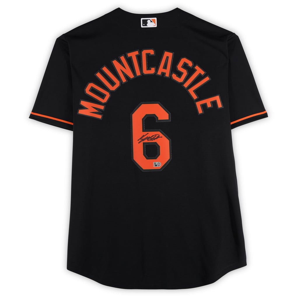 Ryan Mountcastle Baltimore Orioles Autographed Fanatics Authentic Black Nike Replica Jersey  