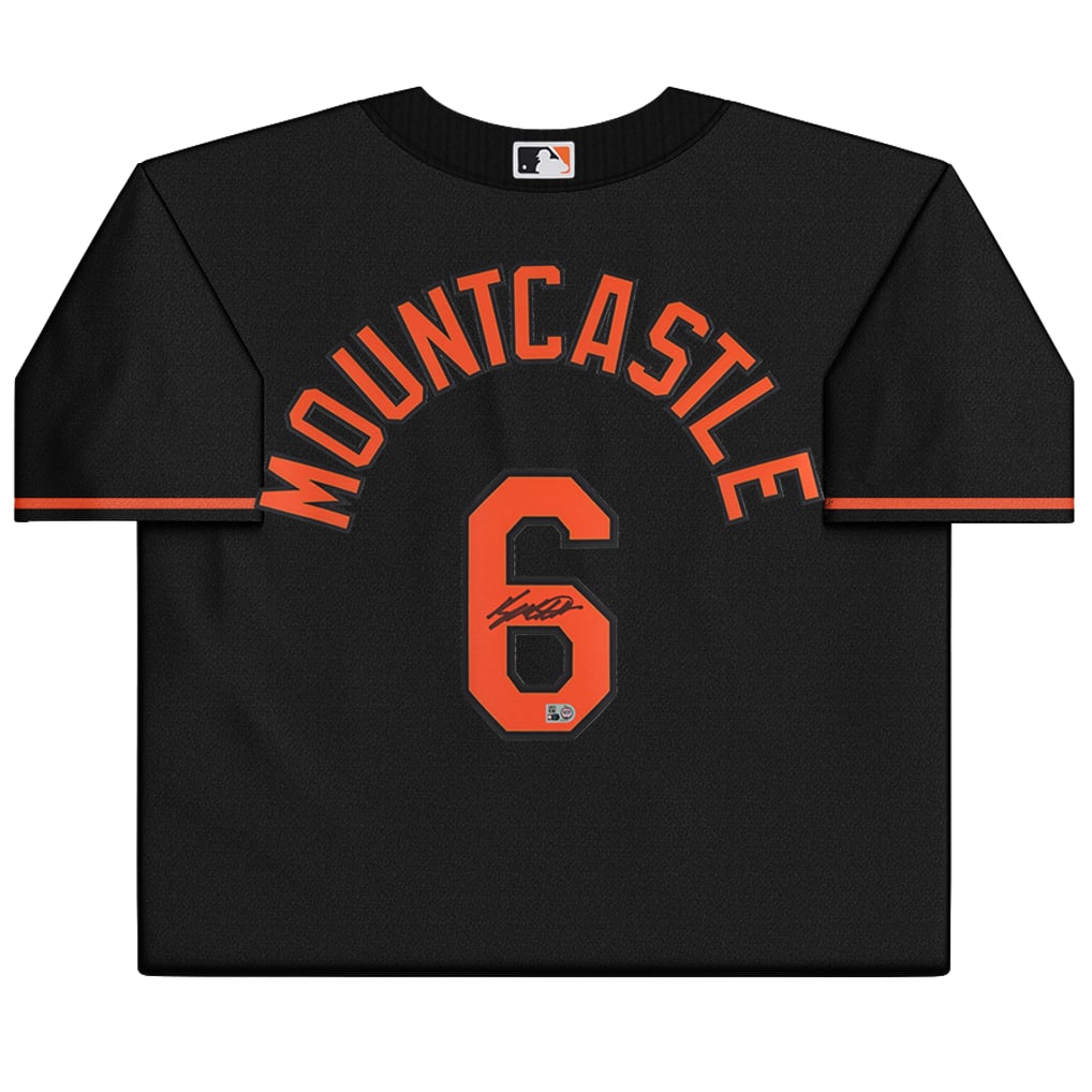 Ryan Mountcastle Baltimore Orioles Autographed Fanatics Authentic Black Nike Replica Jersey  