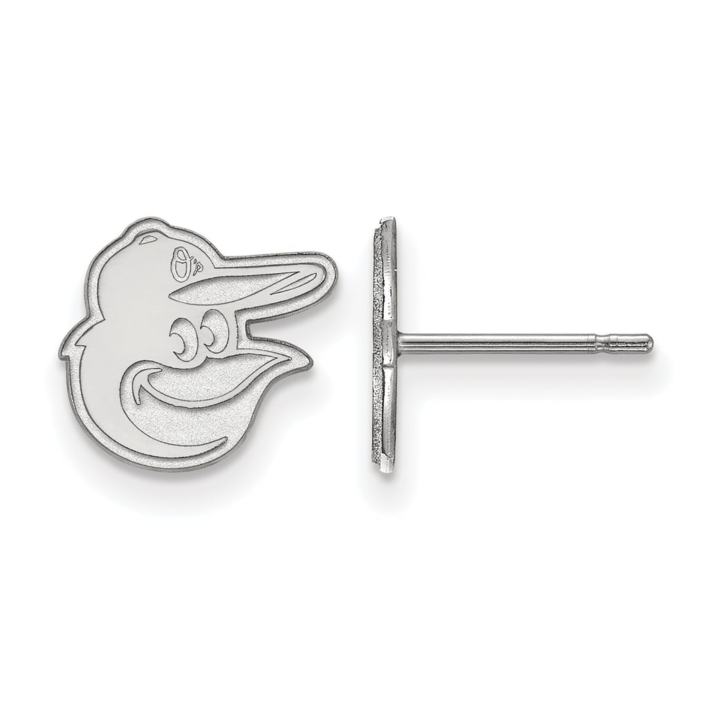Baltimore Orioles Women's Sterling Silver XS Post Earrings