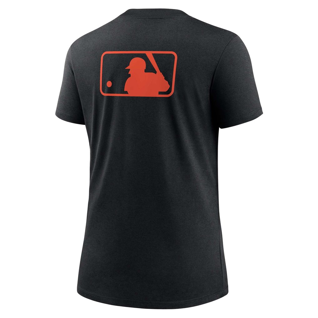 Baltimore Orioles Nike Women's Authentic Collection Early Work Tri-Blend T-Shirt - Black