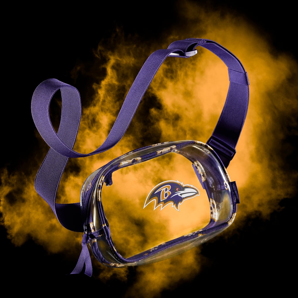  Baltimore Ravens Vera Bradley Clear Small-Belt Bag