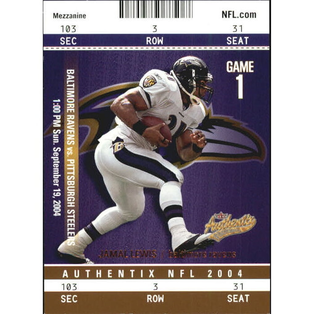 2004 Fleer Authentix Mezzanine Bronze #58 Jamal Lewis