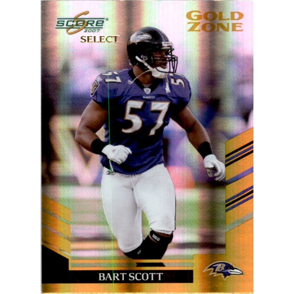 2007 Select Gold Zone #183 Bart Scott