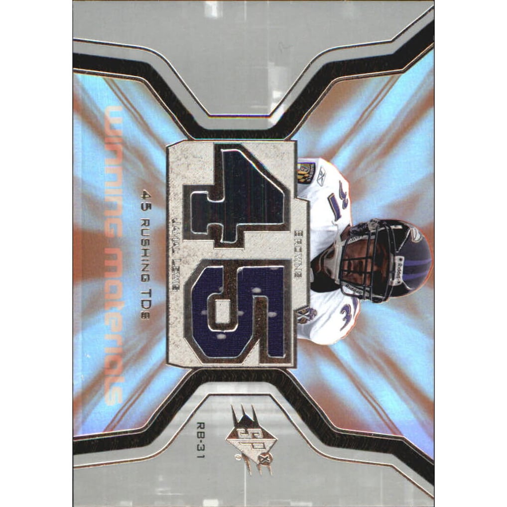 2007 SPx Winning Materials Stat #WMSJL Jamal Lewis
