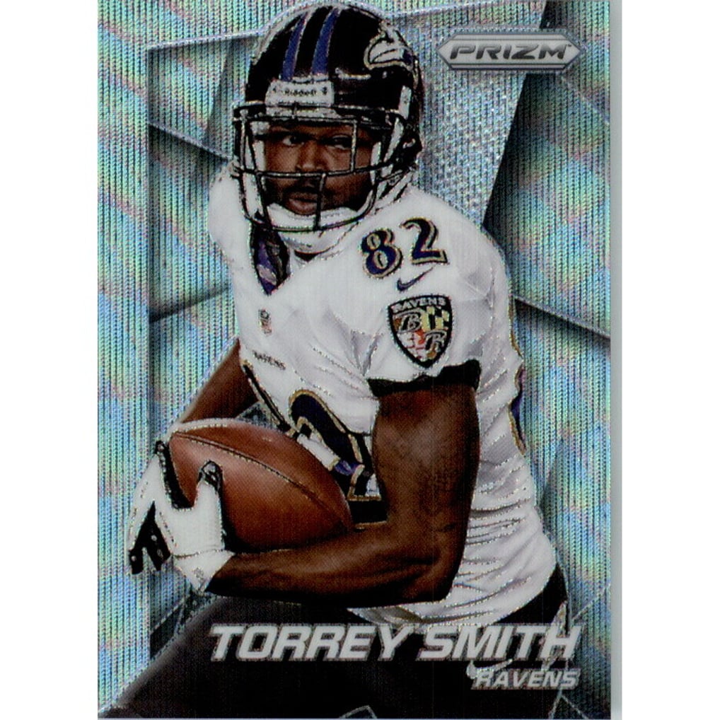 2014 Panini Prizm Prizms Light Blue Wave #5 Torrey Smith