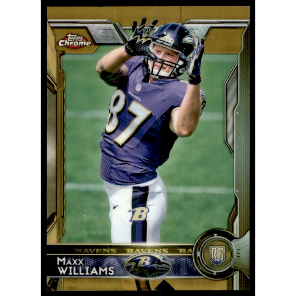 2015 Topps Chrome Gold Refractors #165 Maxx Williams
