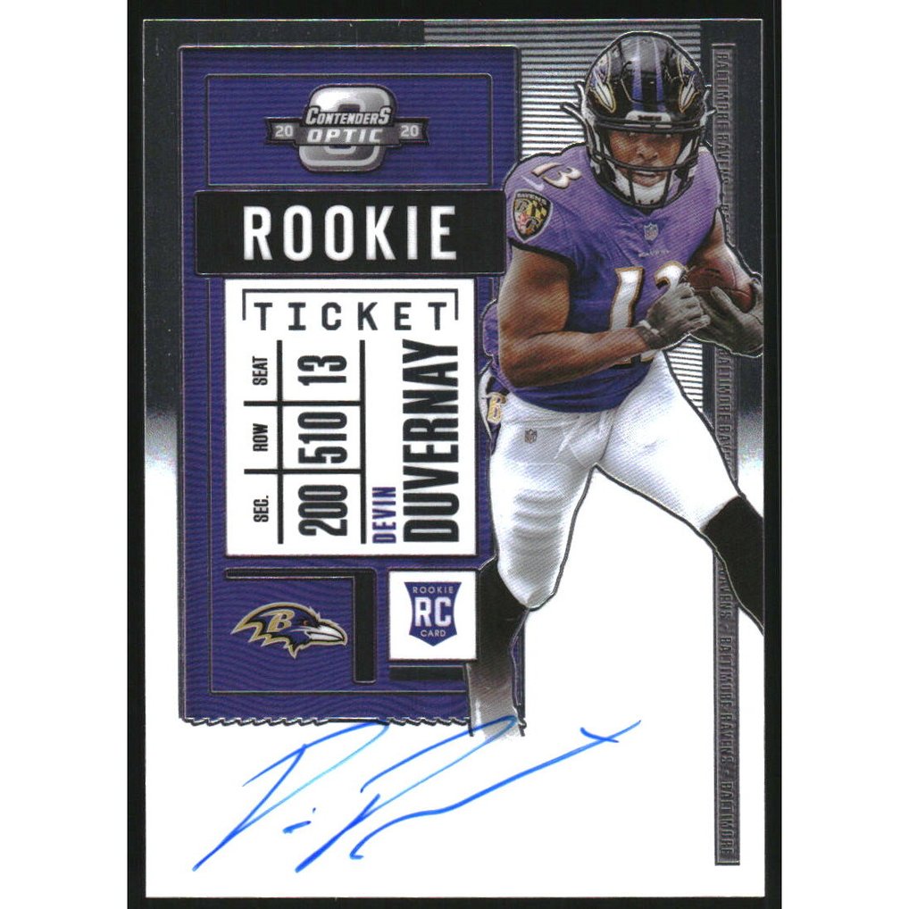 2020 Panini Contenders Optic #132 Devin Duvernay AU