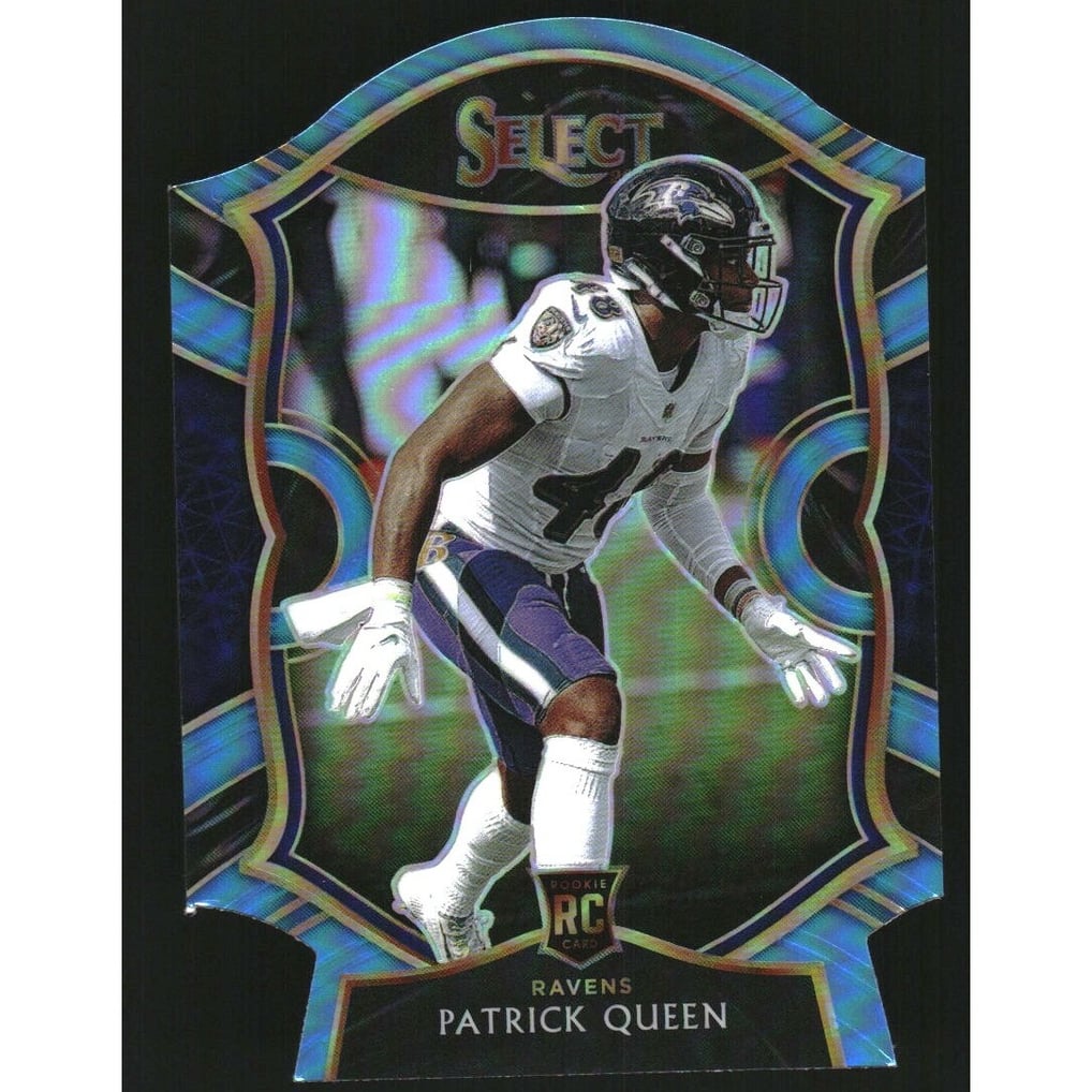 2020 Select Prizm Light Blue Die Cut #93 Patrick Queen