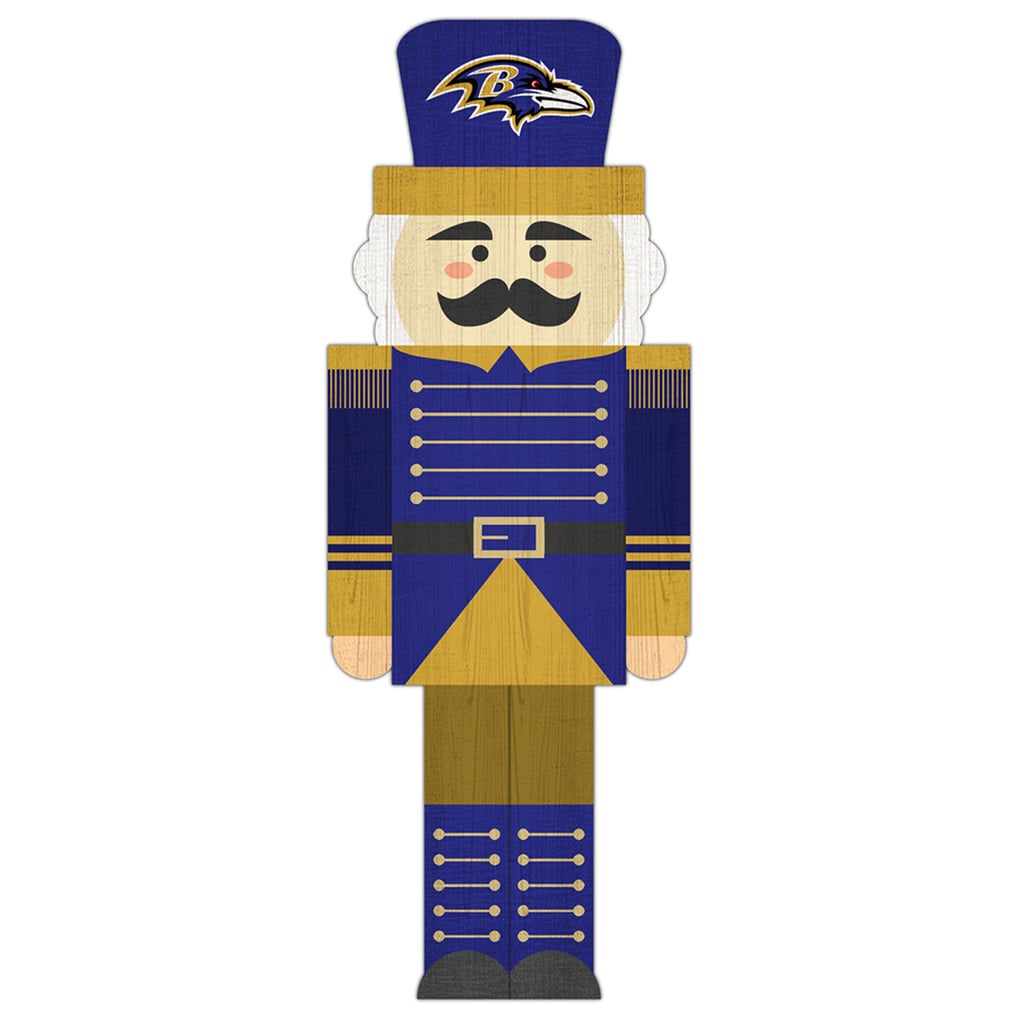 Baltimore Ravens 31'' Nutcracker Leaner