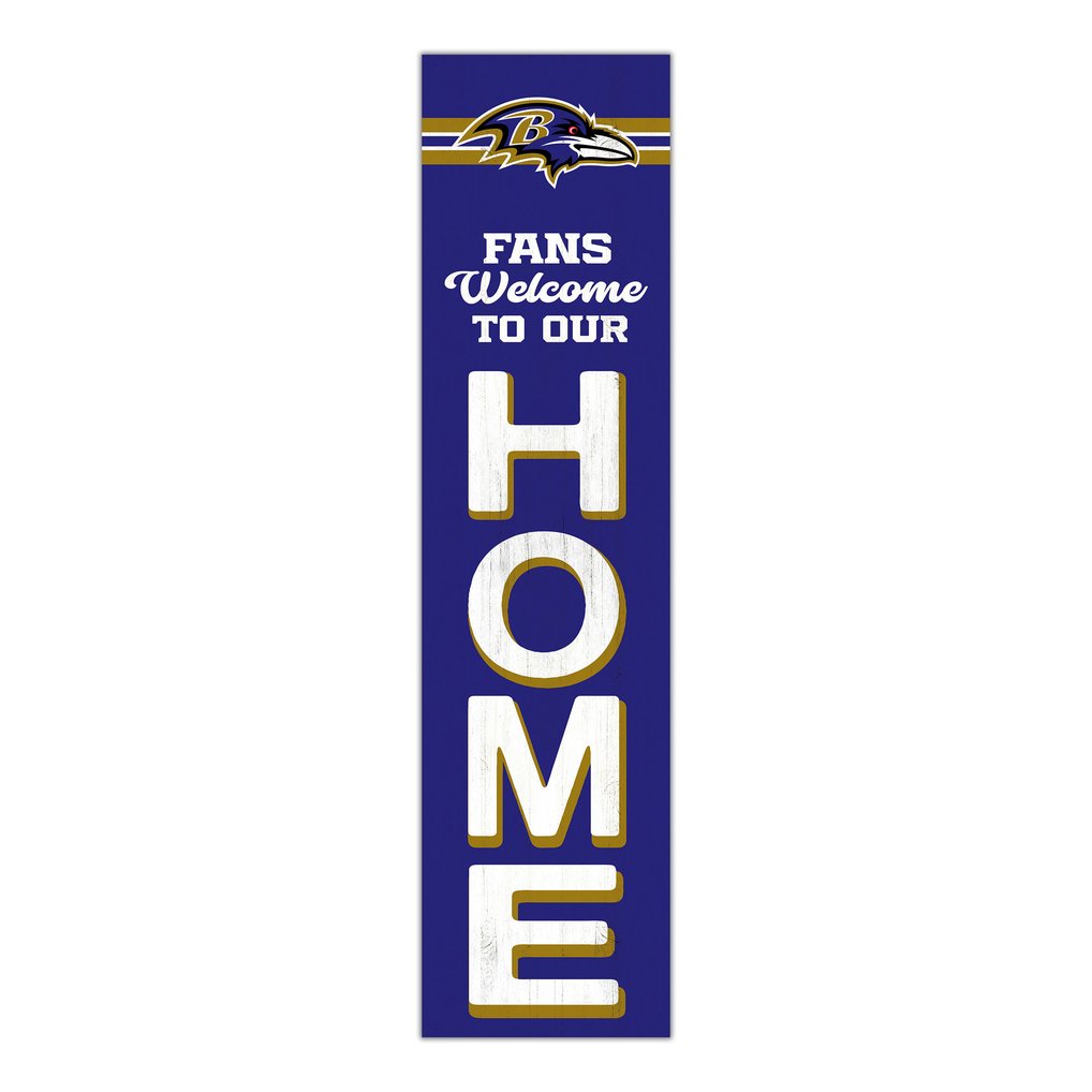 Baltimore Ravens 48" Welcome to Our Home Leaner