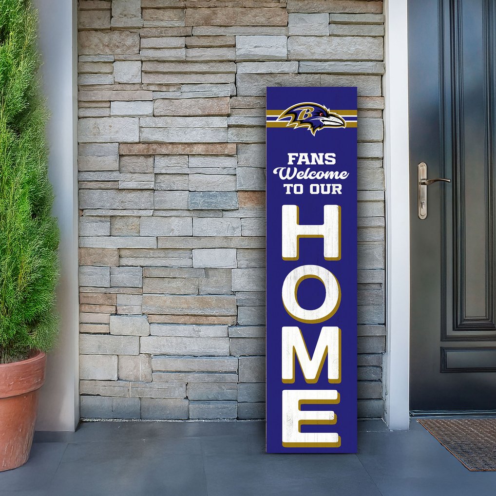 Baltimore Ravens 48" Welcome to Our Home Leaner