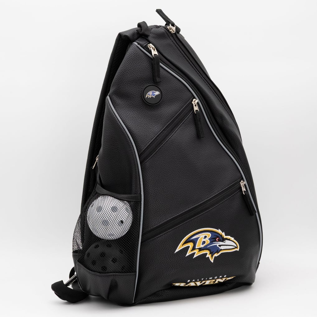 Baltimore Ravens Embroidered Team Pickleball Backpack