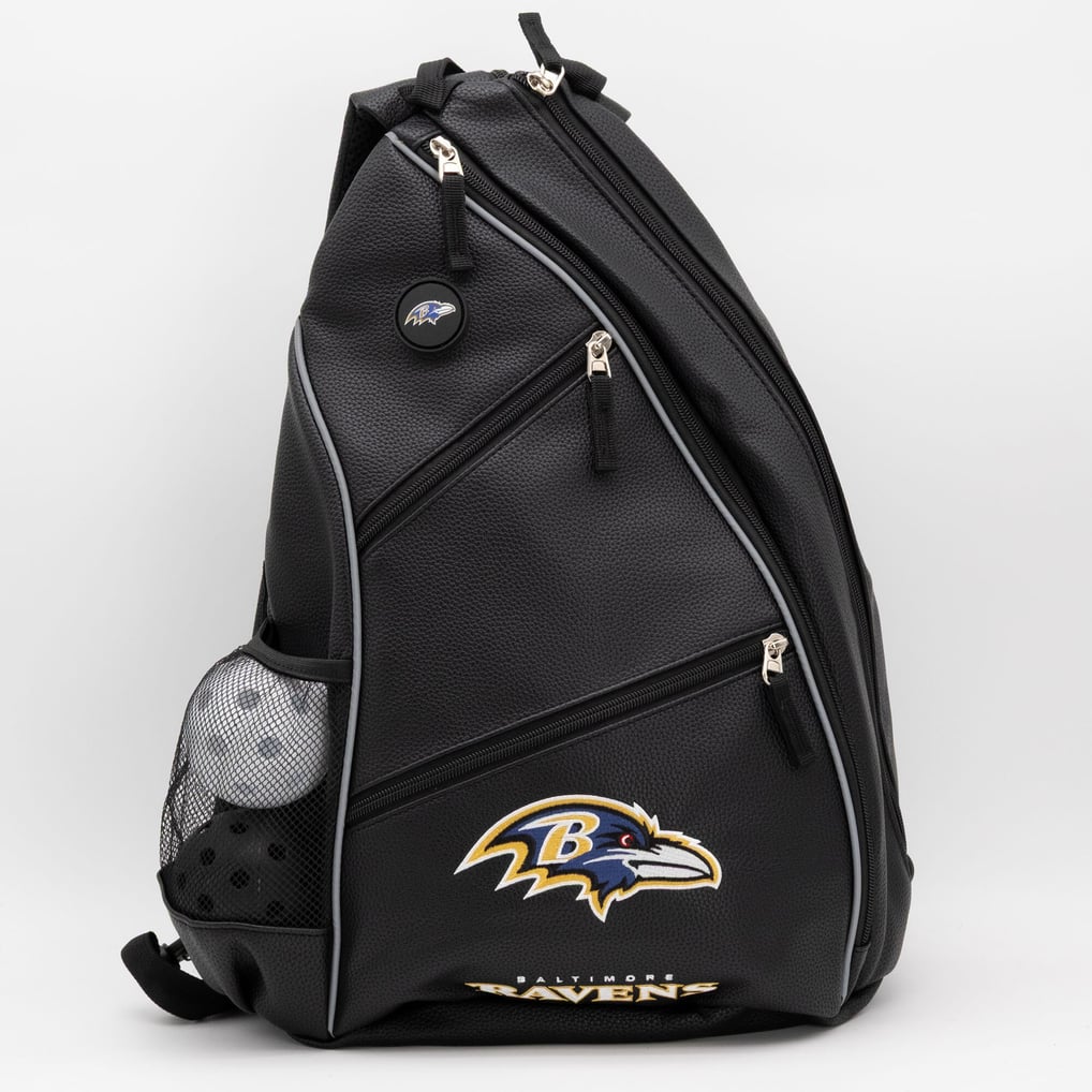 Baltimore Ravens Embroidered Team Pickleball Backpack