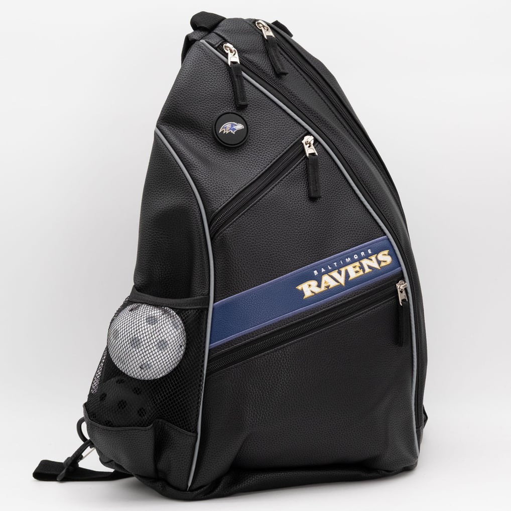 Baltimore Ravens Embroidered Team Pickleball Backpack