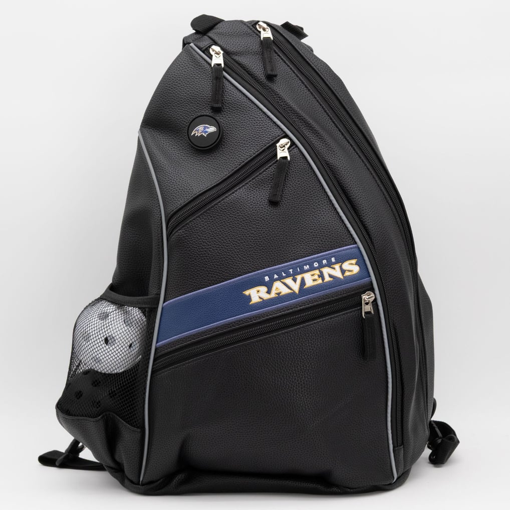 Baltimore Ravens Embroidered Team Pickleball Backpack