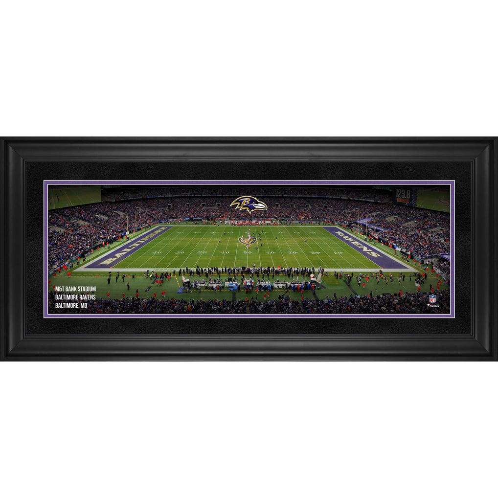 Baltimore Ravens Fanatics Authentic Framed 10" x 30" M&T Bank Stadium Panoramic Photograph
